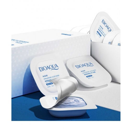 Mascarilla Facial de Ácido Hialurónico y Algas de Bioaqua