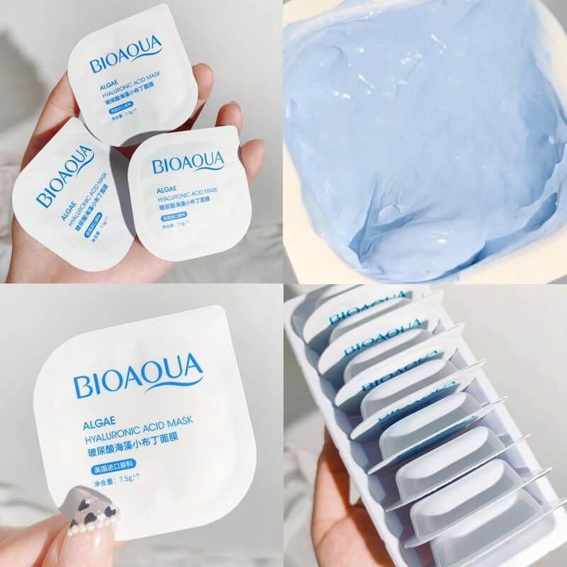 Mascarilla Facial de Ácido Hialurónico y Algas de Bioaqua
