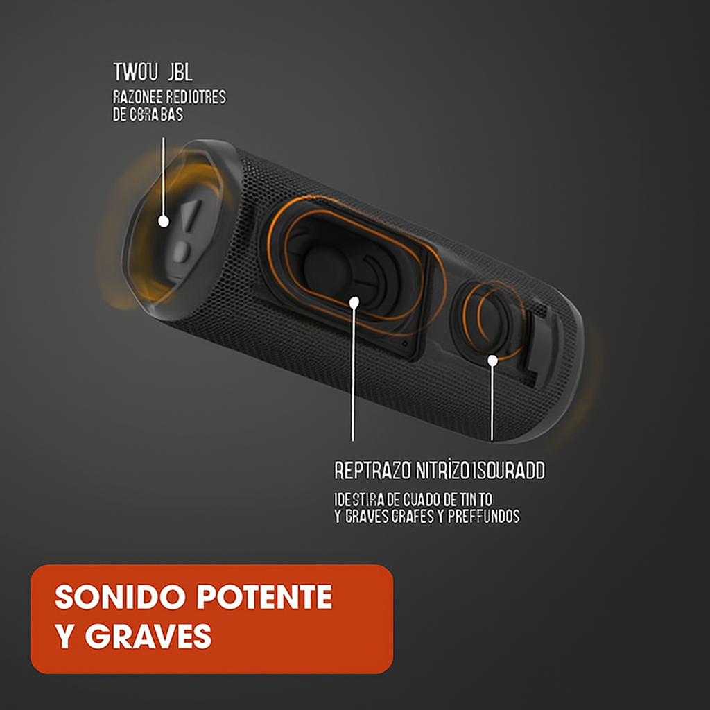 Parlante JBL FLIP 6 - ¡Sonido potente en tus manos!