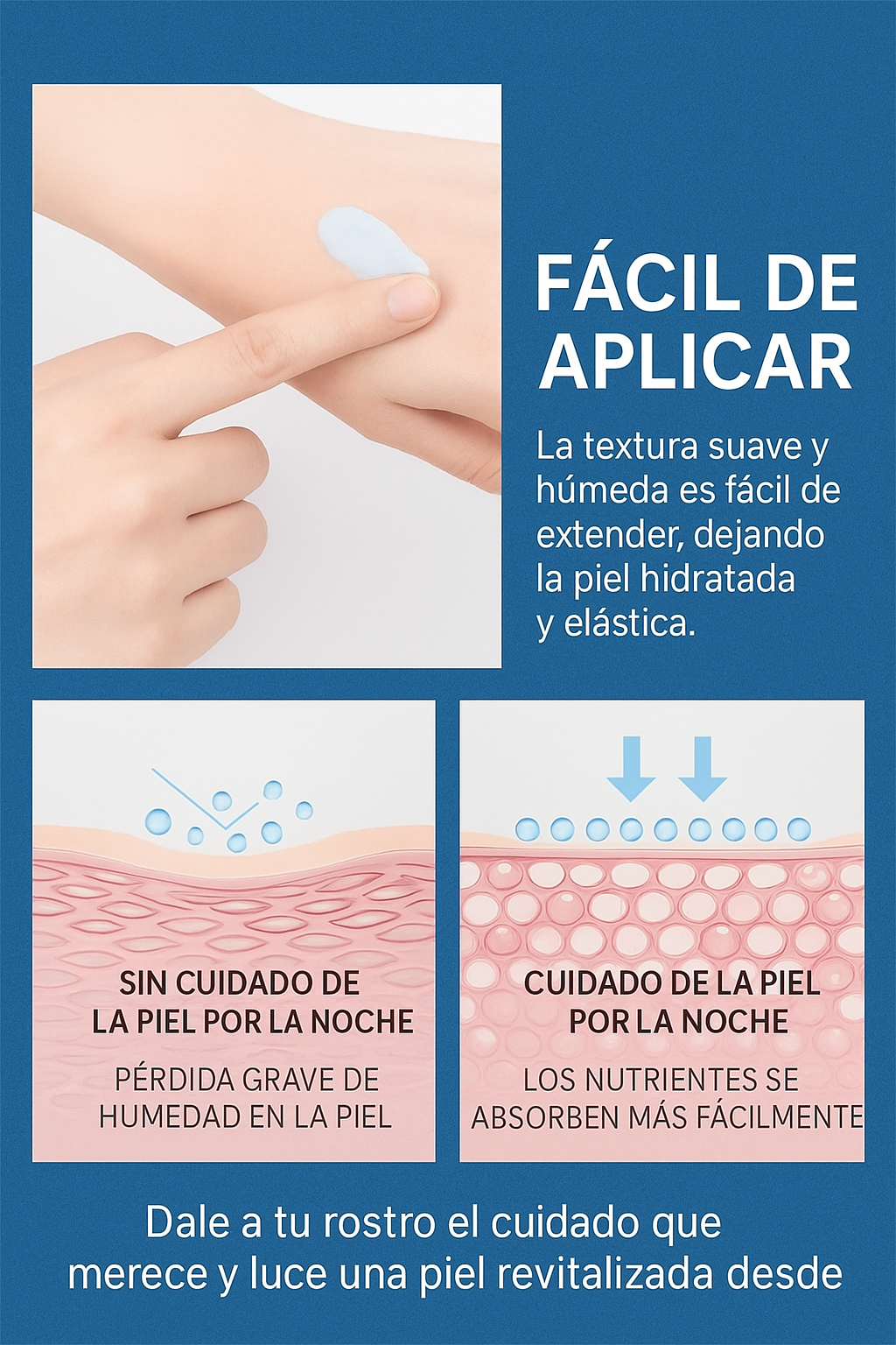 Mascarilla Facial de Ácido Hialurónico y Algas de Bioaqua